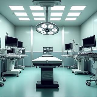 Salle de chirurgie vétérinaire